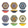 HENXFEN LEAD Ceramic Soup, Dessert Bowl Set of 6, Porcelain