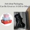 2025 Ceramic Dog Toilet Brush Holder Set, French Bulldog Design