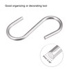 sourcing map S Hooks 1.18 Inch Long Stainless Steel Hanger