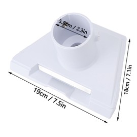 Satellitenrohr-Adapterhalterung Starlink Masthalterung für Starlink Gen 3, Montageplatte Dachmontagesatz Satellitendachmontagesatz Starlink Gen 3 Rohradapter