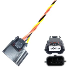 1PCS 4PIN Mass Air Flow Sensor Connector Plug Pigtail Harness 2017-2022 Replacement for Infiniti QX50 QX55 QX60 Replacement for Nissan Altima Pathfinder Rogue Sentra 22680-5NA0A AFH60M-53 22680-6CA0B