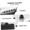 LABRIMP 1pc Bus Bar Block with Transparent Cover for Car