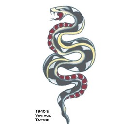 WMU Vintage Snake Tattoo