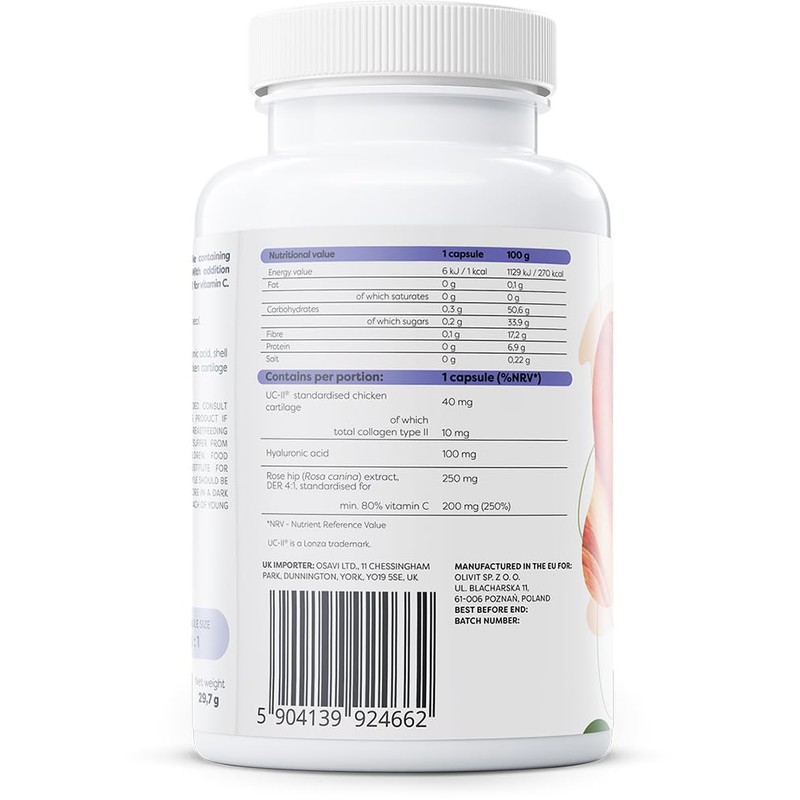 Osavi Collagen Type II with Hyaluronic Acid - 60 caps