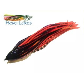 Honu Lures Wahoo Lure Skirts Terminator Replacement Skirts - Orange/Black