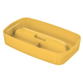 Leitz MyBox Cosy Series 52660019 Storage Bowl with Handle, Warm Yellow