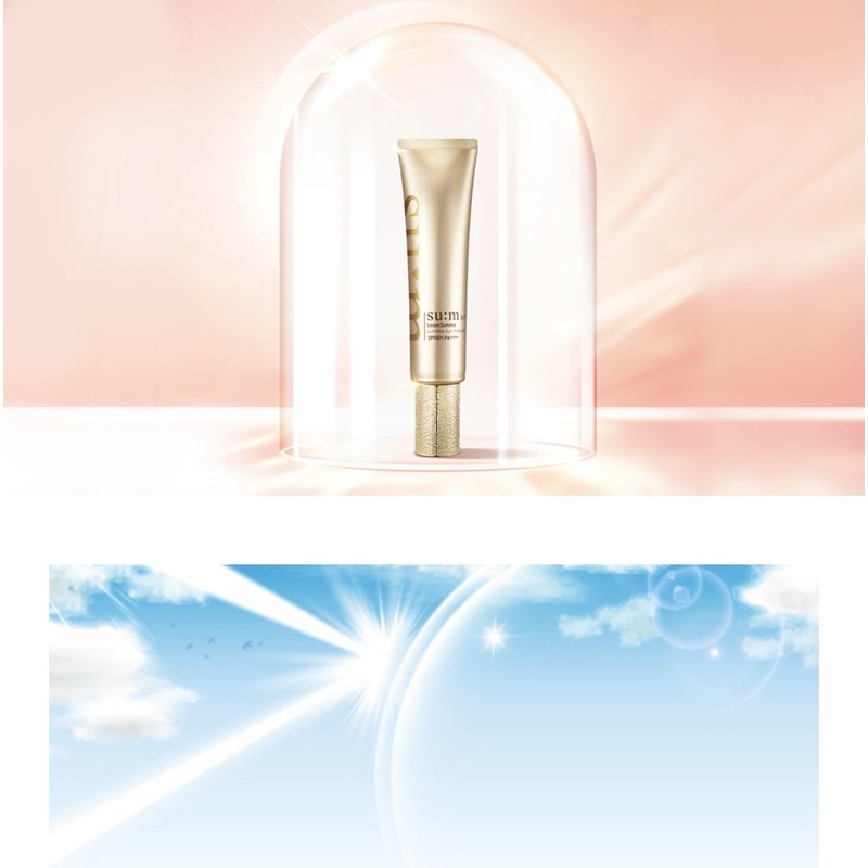 Su:m37 Degrees Rosique Summa Lumiere Sun Protector Special 50ml+Repair Essence