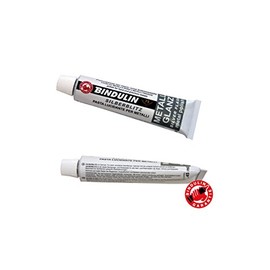 SILBERBLITZ Metallglanz Polierpaste Weiss mit Salmiak für Waffenpflege Reinigung Hartmetall Edelmetall Eisen Chrom Edelstahl verwitterte Oberflächen 45ml Tube