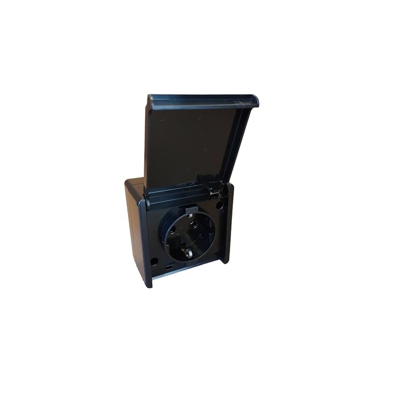Surface-Mounted Socket Single - IP54-230V/16A - Ideal for Basement, Garage