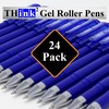 THINK2MASTER [24 Pens - Blue Ink Think2 0.5mm Pocketable Mini