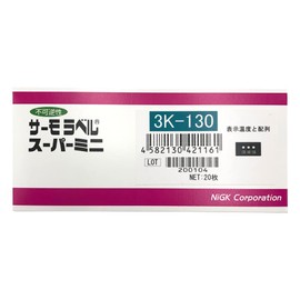 日油技研工業 サーモラベルスーパミニ3点表示 不可逆性 130度 3K130