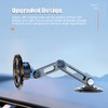 Magnetic Phone Holder for Car with Flexible Base Retractable Phone