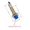 Haldzemo M12 Inductive Proximity Sensor LJ12A3-4-Z/AX Normally Close Detection Approach