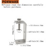 Foxwake Stainless Steel C Clamps 3.2In for Mounting, Heavy Duty
