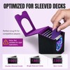 Mcbazel TCG Deck Box with Display Window, 5 Dividers, Holds