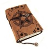 Handmade Suede Magickal Spell Book Journal in Pumpkin Color
