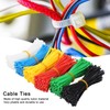 ASHATA 900Pcs Multi Color Zip Ties 6 Multi-Colors 4 Pulgadas