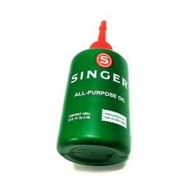 New Singer All Purpose Sewing Machine Oil, 3.8 Fluid Ounces Net, S1209, Compatible with All Sewing Machines.
