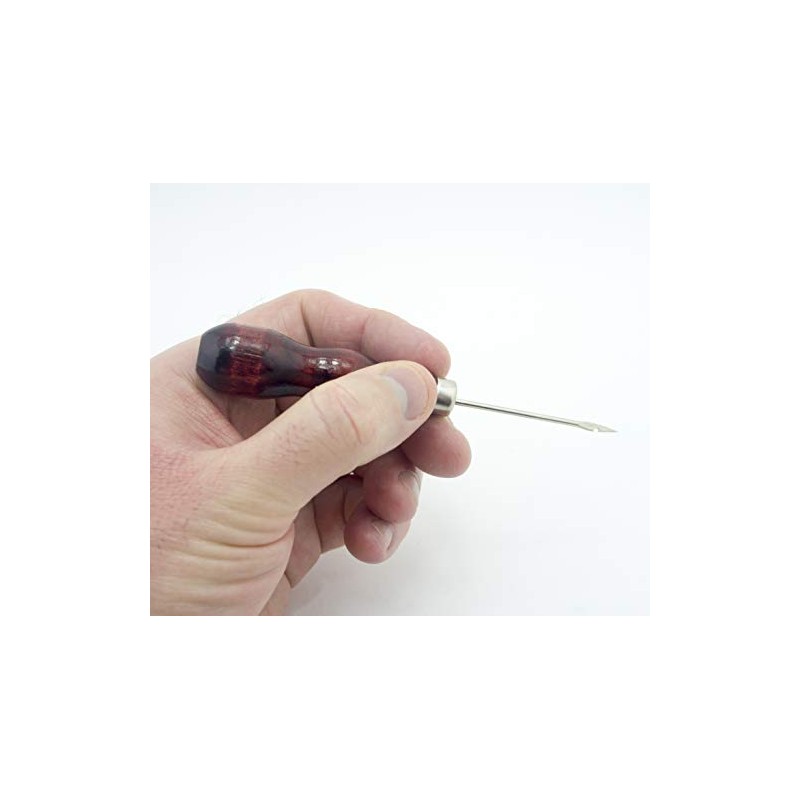 HAND 2 Pcs of 5” Stitching Sewing Awl, Stitcher for