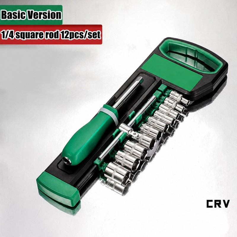 72-Tooth Ratchet Socket Set for Auto & Home Repair –