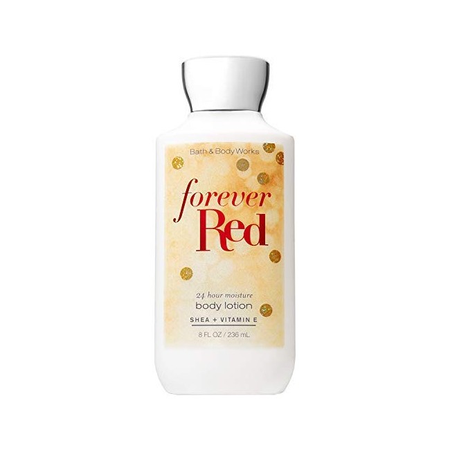 Bath and Body Works FOREVER RED Super Smooth Body Lotion 8 Fluid Ounce (2018 Limited Edition)