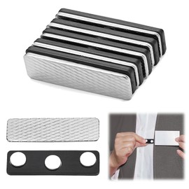 Pack of 6 Name Badges Magnetic Name Tags for Clothing Magnetic Ushers Badge Name Tags for Clothing Usher Name Tags with Magnet for Clothing Labelling Fly Screen