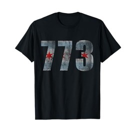 Chicago Flag 773 Men Women Kids T-Shirt