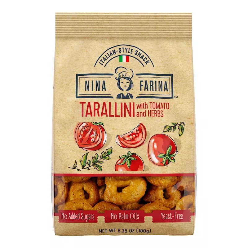 NINA FARINA Tarallini Variety Pack - 6.35oz/each bag (9-Pack)