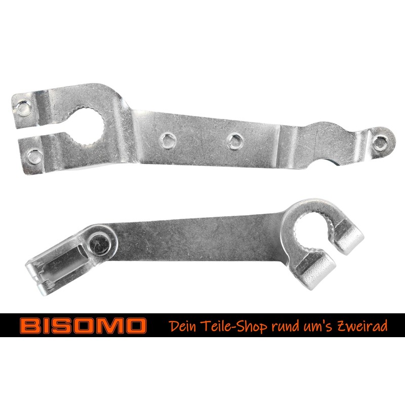 Front and Rear Brake Levers Set for Simson S50, S50