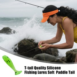 Soft Lures,Glide Bait Paddle Tail Swimbaits Lures - Fisherman Casting Tackle for Trout Small Minnows Young Culter Walleye Crappie Mud Carp