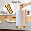 Paper Towel Holder Stand with Sturdy Base Fits Standard and