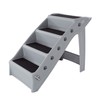 Dog Stairs - Pet Stairs with 4-Step Design for Beds,