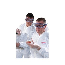 neoLab Polypropylene Protective Suit for Viruses, Bacteria, Pathogens, White, Medium