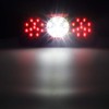 Partsam Rectangular Triple LED Trailer Tail Light Red RV Camper