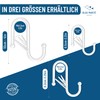 Blau Marité S-Shaped Hooks with Fall Protection System, Pack of