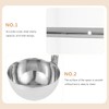 MAGICLULU Heavy Duty Stainless Steel Ladle Long Handle Serving Spoon