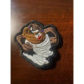 Looney Tunes Faux Taz Manian Devil Patch  "Taz The Devil"