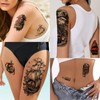77 Sheets Pirate Temporary Tattoo for Women Men, 17 Sheets