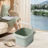 Milageto Foot Bath Soak Tub Wash Bucket, Foot Soaker Basin