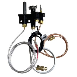 EVIMOTAL 69L17 69L1701 J4117 904405 108084-02 Natural Gas Pilot Assembly Direct Vent Fireplace Kit 10002265 Compatible with Lennox Elite IHP Serefina Superior Astria