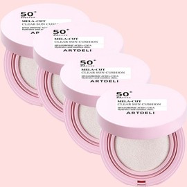 Art Deli Melacut Clear Sun Cushion, 15g, 4 pieces / 아트델리 멜라컷 클리어 선쿠션, 15g, 4개