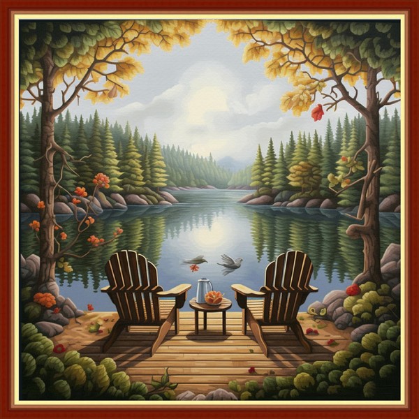 Foxhool Beginners Cross Stitch Kits Stamped Full Range of Embroidery
