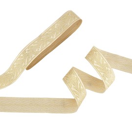 PH PandaHall 9m Jacquard Band 2,4 cm Rand gewebt Trim Ethnische Stickerei Webband Jacquard-Besatz Vintage Jacquard Basteln Farbband für Kleidung Nähen Dekorationen DIY Geschenkverpackungen