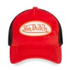 Von Dutch Velvet Trucker Hat with Adjustable Snapback - Color: