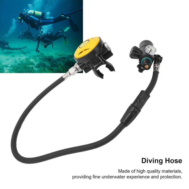 DIDEEP Scuba Diving Equipment Set with First Stage Relief Valve