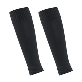 AEIOPRS 1 Pair Tube Socks Unisex Football Socks Elastic Breathable Socks Shin Pads Holder Socks Football for Football Games Beginners Black
