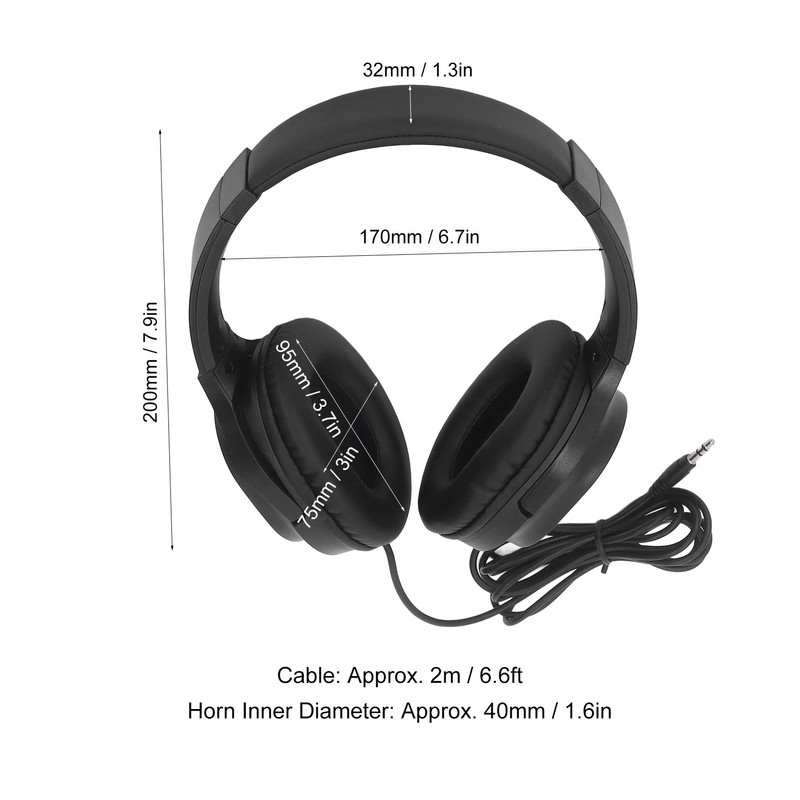 Guitar Headphone Pure Sound Quality Retractable Foldable Easy to Store