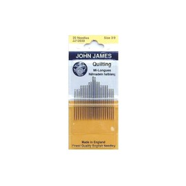 John James Quilting/Betweens Hnd Ndls-Talla 3/9 20/Pkg