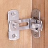 Sliding Door Corner Hook Latch Lock, Gate Lock, Safety Door Lock Hook 3ea