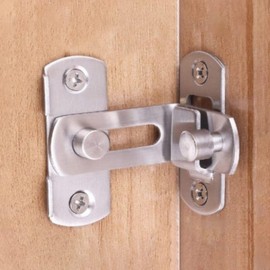 Sliding Door Corner Hook Latch Lock, Gate Lock, Safety Door Lock Hook 3ea